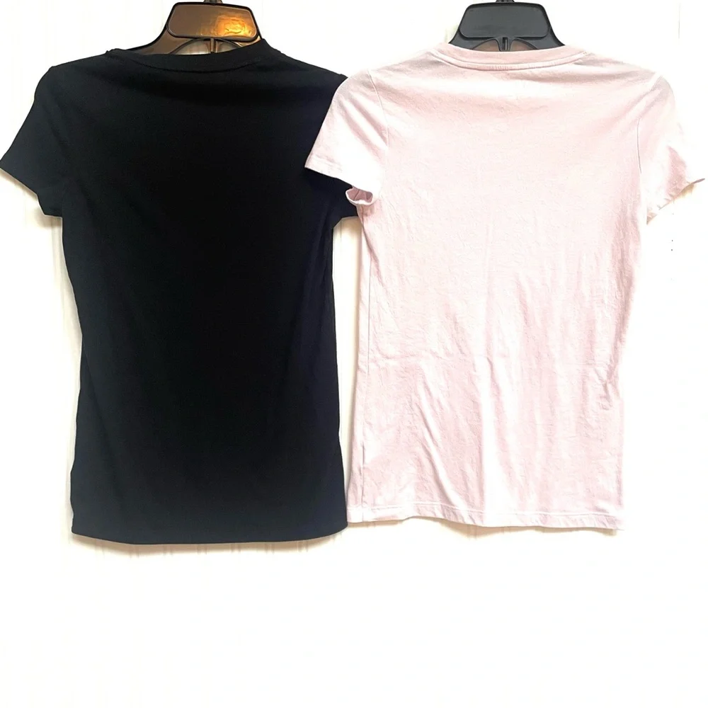 Aeropostale Women’s Classic Crew Fitted T-Shirt‎ Bundle 2 Shirts Size Small - Picture 2 of 7